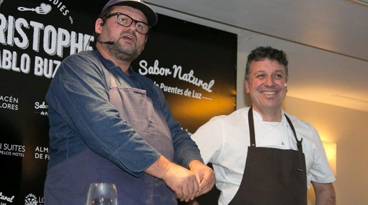 Christophe Krywonis y Pablo Buzzo cocinaron con «Sabor natural»